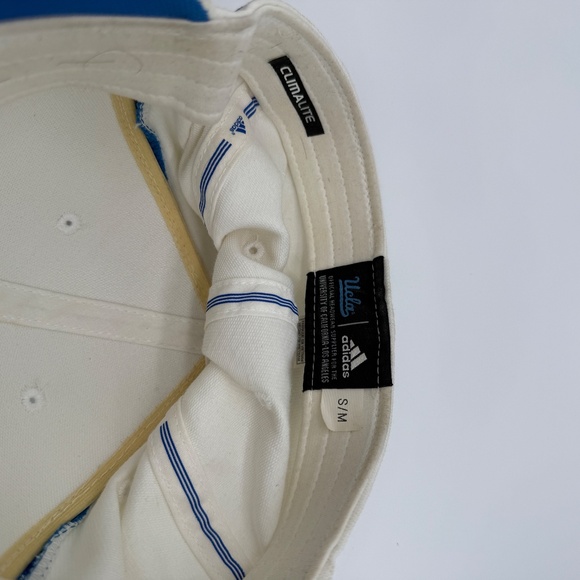 UCLA Bruins Hat Cap Mens Size M Medium White NCAA Football Adidas - Picture 5 of 6